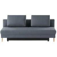 Sofa.de Schlafsofa mit Schlaffunktion Genua ¦ blau ¦ Maße (cm): B: 205 H: 89 T: 94