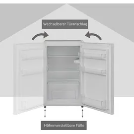 Telefunken CF-31-121-W Kühlschrank (90 l, 821 mm hoch, Weiß)