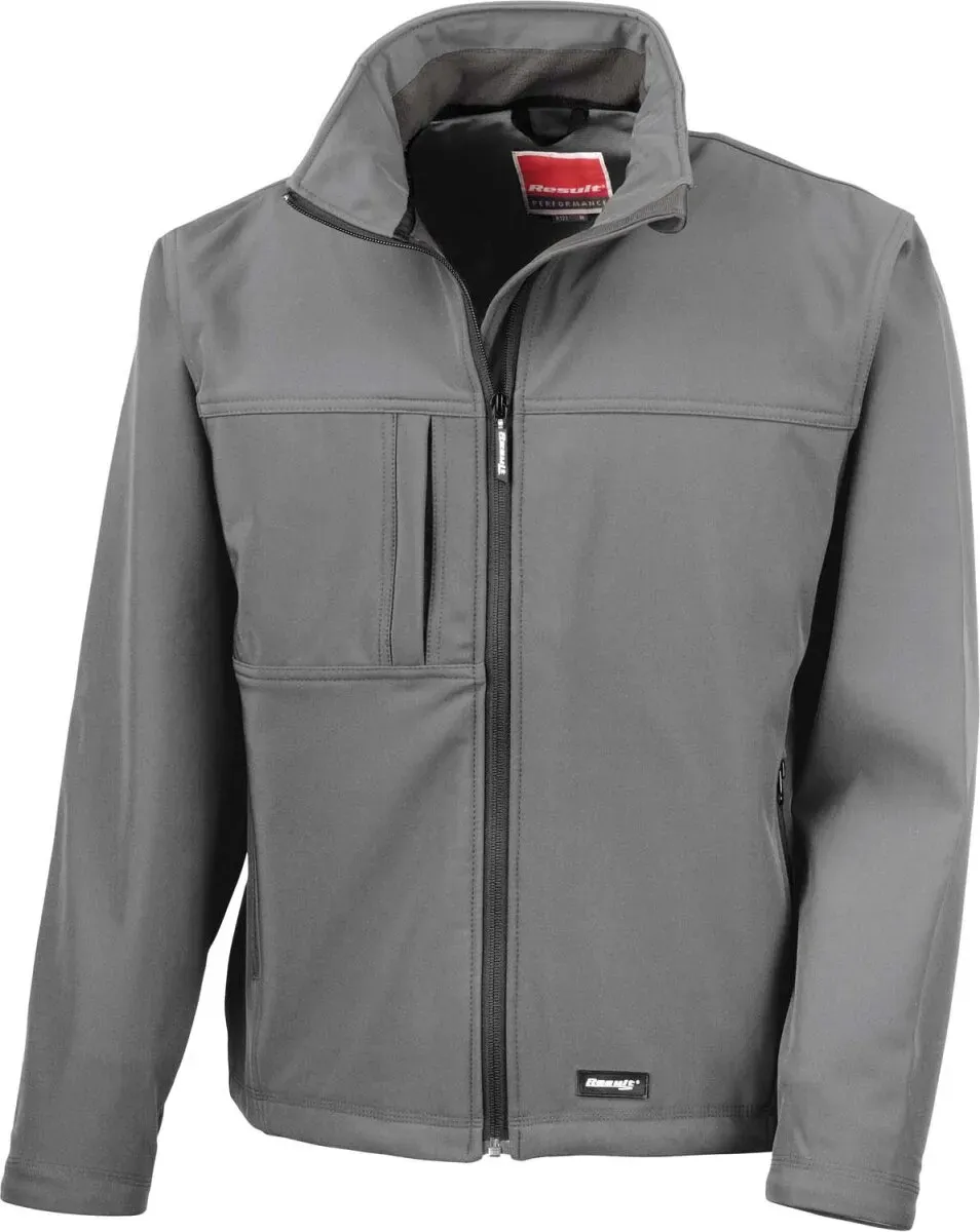 Result Herren 3-Lagen Softshell Jacke Softshell-Jacke R121M grey 3XL