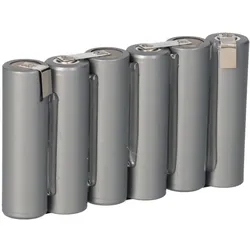 7,2V 2200mAh Akkupack Mignon Industrie-Akkus NiMH mit Lötfahne Akku