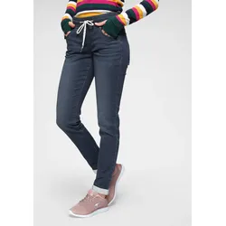 Bequeme Jeans, elastische Passform, gerade Beinform, Gr. 50 - N-Gr, blue used, , 60592348-50 N-Gr
