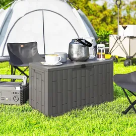 Outsunny Gartenbox 227 l 106,5 x 43 x 54,5 cm Grau