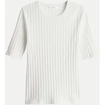 Opus Rippshirt Savka Weiß 40