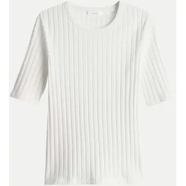 Opus Rippshirt Savka Weiß 40