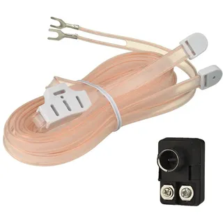 Superbat FM AM UKW Radio Antenne Dipol Wurfantenne 75 Ohm + 300 Ohm auf 75 Ohm Adapter Transformator (Push-On F Typ Balun) Kit für Ham Radio Yamaha JVC Sony Bose Natural Sound Stereo Receiver