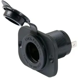 Marinco Steckdosen-Stecker 12V Schwarz