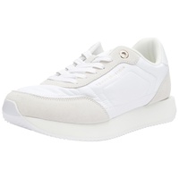 Tommy Hilfiger Damen Runner Sneaker Essential Runner Sportschuhe, Weiß (White), 38 EU