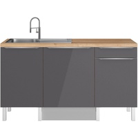 OPTIFIT Küche »Lilly2«, Breite 160 cm, wahlweise mit E-Geräten schwarz