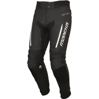 Modeka Valyant Lederhose - Schwarz/Weiß - 50