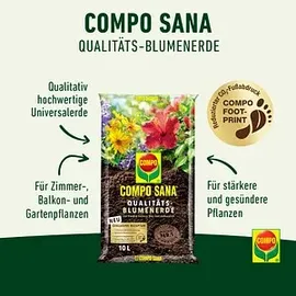 Compo Sana Qualitäts-Blumenerde 10 l