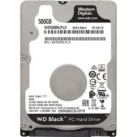 Western Digital Black 500 GB 2,5" WD5000LPLX