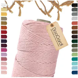 BooGardi Makramee Garn Lachs 3 mm 200 m 2 St.