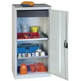 stumpf metall Werkzeug-/Beistellschrank H1000xB500xT500mm 1Schubl.,2Bd.lichtgrau/lichtgrau