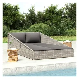 vidaXL Gartenbett 200 x 139 x 58 cm Grau