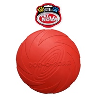 Pet Nova Nova Frisbee-Scheiben-Hundespielzeug 22 cm rot,