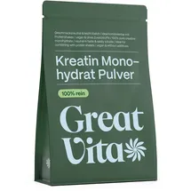 greatvita Kreatin Monohydrat geschmacklos Pulver 400 g