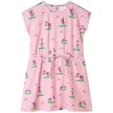 vidaXL Kinderkleid Hellrosa 128