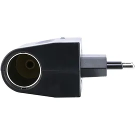 casativo-power Spannungswandler, kompakt u. praktisch, 230V auf 12V, 1000mA / 12 Watt, schwarz, Kleinstgeräte mit bis zu 12 Watt und Zigarettenanzünder-Anschluss überall verwenden