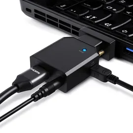 CSL 1080p VGA zu HDMI Video-/Audio Konverter, VGA & 3,5mm-Klinke zu HDMI Typ A