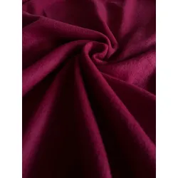 Fleece Winter Spannbettlaken 90x200-100x200 cm Bordeaux Wärme flauschig