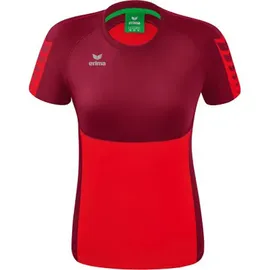 Erima Six Wings T-Shirt, red/bordeaux, 40