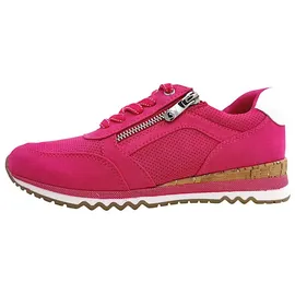 Marco Tozzi Schnürschuh Korkoptik Sneaker Reißverschluss 2-23781-41