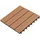 vidaXL Terrassenfliese 30 x 30 cm braun
