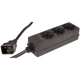 ONLINE USV-Systeme Online USV USV-Kaltgeräteadapter 16A, 3-fach, 1.5m (KG16A3SCH)