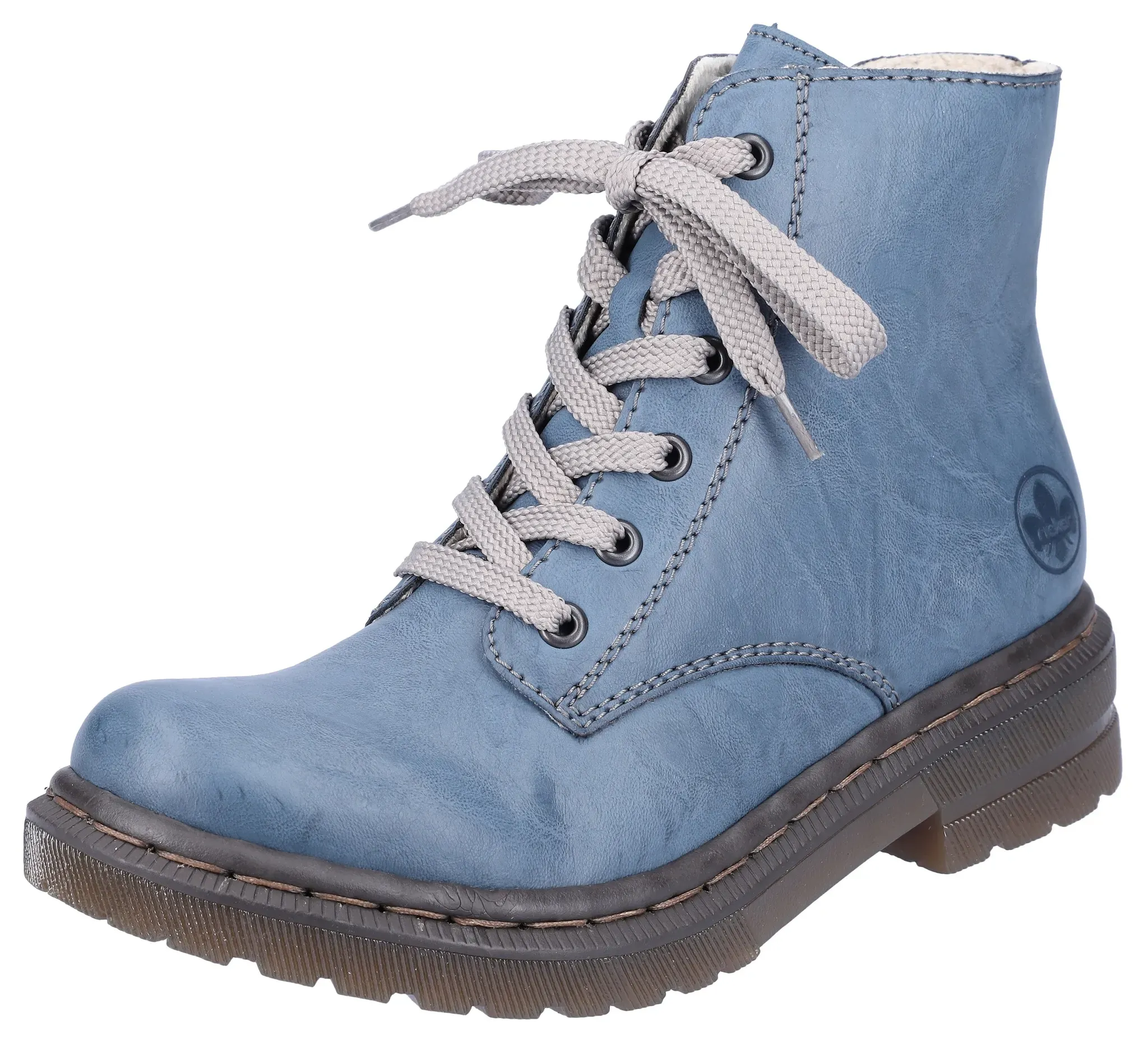 Rieker Schnürboots, mit Logoprägung Rieker royalblau 39