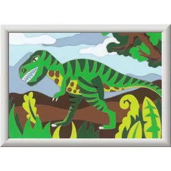 Ravensburger Beschäftigung - CreArt - Malen nach Zahlen  20293 - Hungriger Dinosaurier - Kinder ab 9 Jahren