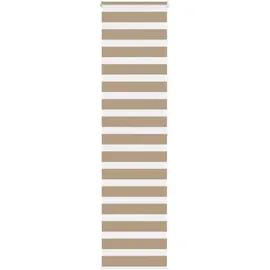 vidaXL Doppelrollo 65 x 200 cm Sandbraun