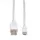 Value USB 2.0 Kabel, USB A ST - Micro USB B ST, weiß, 0,15 m
