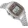 Casio Collection A168WA-1W, Wasserfest - Silber/Dunkelrot