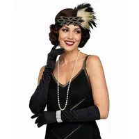 Das Kostümland Kostüm 20er Jahre Charleston Set 'Roaring' für Damen 5-tl schwarz