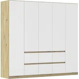Rauch Drehtürenschrank MAINZ 226 x 210 x 54 cm Braun