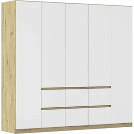 Rauch Drehtürenschrank MAINZ 226 x 210 x 54 cm Braun