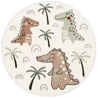 Pergamon Pergamon, Kinder, Teppich Softstar Kids Lustige Dinos Rund,