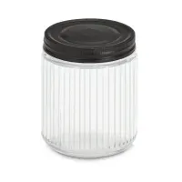 Zeller Vorratsglas aus Glas mit Metalldeckel, luftdicht, 19662 Ø