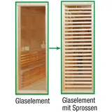Wolff Finnhaus Tauschelement Paradiso Glas zu Sprossen