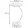 Vicco Beistelltisch, Weiß, 40 x 60 cm, Wohnzimmer, Wohnzimmertische, Beistelltische