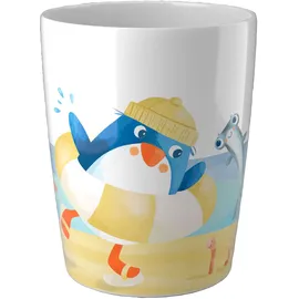 HABA 2012443001 - Becher Pinguin, Melamin, Höhe: 9 cm