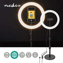 Nedis Ringlicht, Dauerlicht, Schwarz