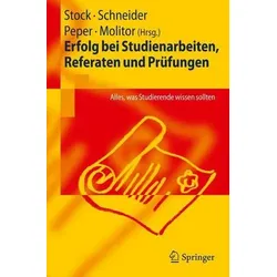 Erfolg bei Studienarbeiten, Referaten und Prüfungen