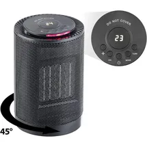 Carlo Milano Keramiklüfter 1200 W schwarz