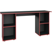 borchardt Möbel Schreibtisch »Kai«, schwarz-rot