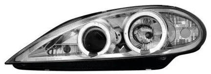 Kristall-Scheinwerfer Renault Megane (1999-2001) - Chrom