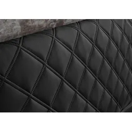 Westfalia Schlafkomfort Polsterbett "Danzig", schwarz, L:210cm, Bezug: Kunstleder 100% Polyurethan, Polsterung: Polsterwatte, Material Gestell: gepolsterter Holzwerkstoff, WESTFALIA SCHLAFKOMFORT, Betten, Polsterbett, wählweise mit Bettkasten, Härtegrade H2,H3 & H4 wählbar