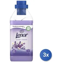 3x Lenor Weichspüler 575 Ml. Konzentrieren 25 Messlöffel Lavendel Made IN Italy