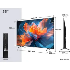 TCL 55T8C 55 Zoll QLED 4K Google TV