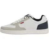 Levi's Herren Reece Sneakers, Regular White, 39 EU